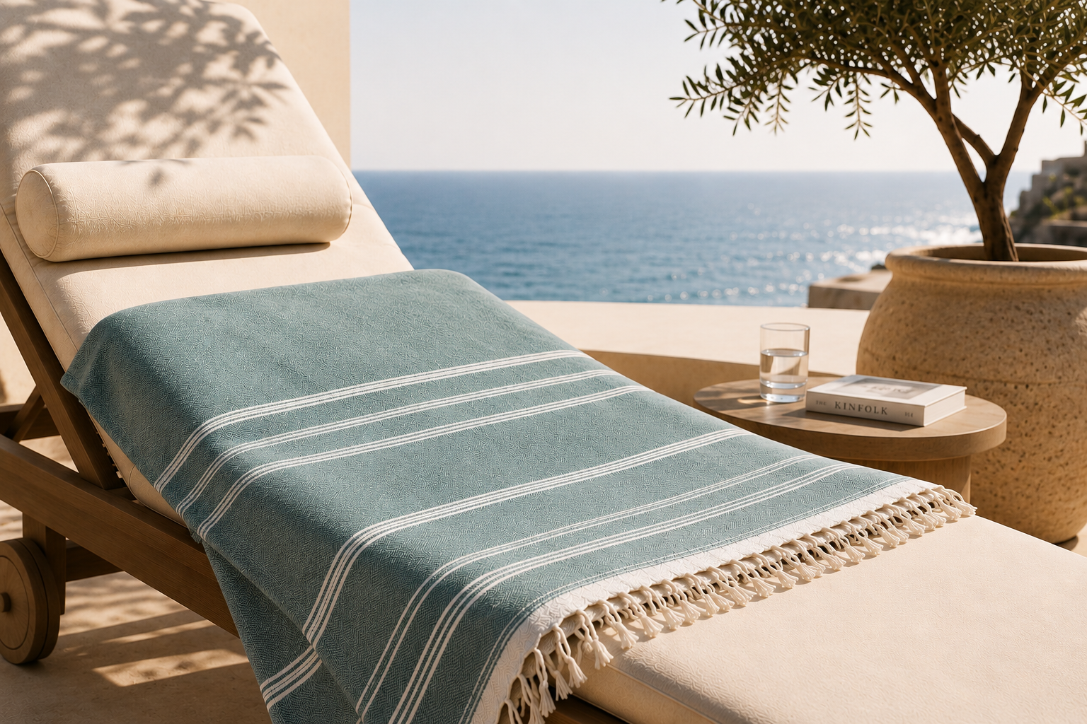 Aegean Stripe — Teal